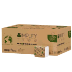 PAPERNET CARTA IGIENICA SIMPLIFY INTERFOGLIATA 2 VELI 224 SERVIZI 21X11 CM BIANCO CONF 40 Pz.