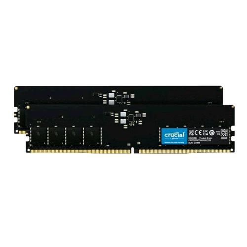 CRUCIAL CT2K32G56C46U5 KIT MEMORIA RAM 2x32GB TOT 64GB 5.600MHz TIPOLOGIA DIMM TECNOLOGIA DDR5 CAS 46