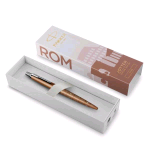 PARKER JOTTER EDIZIONE SPACIALE ROMA PENNA A SFERA A SCATTO PUNTA CONICA PUNTALE CROMATO INCHIOSTRO BLU CONFEZIONE REGALO 