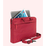 TUCANO IDEA KIT BORSA PER NOTEBOOK 15.6" IN POLIESTERE ROSSO + MOUSE WIRELESS NERO