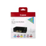 CANON MULTIPACK PGI-29 CARTUCCIA INKJET CIANO + MAGENTA + GIALLO + CIANO FOTOGRAFICO + MAGENTA FOTOGRAFICO + ROSSO