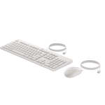 HP 225 KIT TASTIERA USB LAYOUT ITALIANO + MOUSE OTTICO USB 800 DPI BIANCO