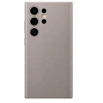 SAMSUNG GALAXY S24 ULTRA VEGAN LEATHER CASE COVER IN PELLE VEGETALE TAUPE