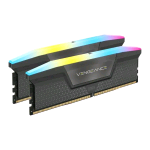 CORSAIR VENGEANCE RGB KIT MEMORIA RAM 2x32GB TOT 64GB 6.000MHz TIPOLOGIA DIMM TECNOLOGIA DDR5 CAS 30 BLACK