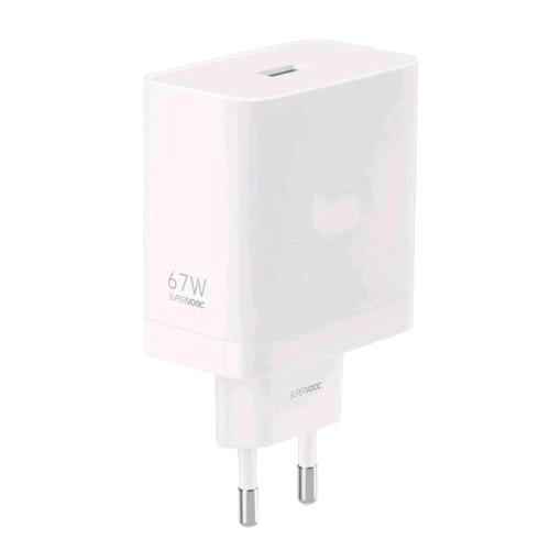 REALME VCB7OAEH SUPERVOOC POWER ADAPTER CARICABATTERIE DA RETE 67 W BIANCO