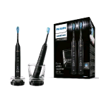 PHILIPS HX9914/54 SPAZZOLINO DA DENTI ELETTRICO SONICARE 4 MODALITA' 3 INTENSITA' TECNOLOGIA BRUSHSYNC NERO CONF 2 Pz.
