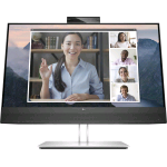 HP E24mv G4 CONFERENCING MONITOR 23.8" LED FULL HD 16:9 250 CD/mq 5ms CONTRASTO 1000:1 60Hz ALTOPARLANTI WEB CAM INTEGRATA 5MPx HUB USB-A 1 x VGA 1 x HDMI 