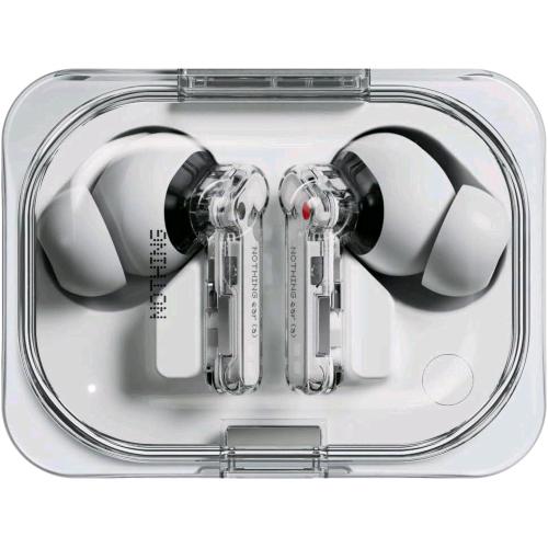 NOTHING EAR (A) AURICOLARI TRUE WIRELESS STEREO (TWS) IN-EAR MUSICA E CHIAMATE BLUETOOTH CON INTEGRAZIONE DI CHATGPT CANCELLAZIONE ATTIVA DEL RUMORE FINO A 45 DB AUDIO HI-RES CON LDAC E FINO A 42.5 ORE DI ASCOLTO USB-C TRASPARENTE BIANCO