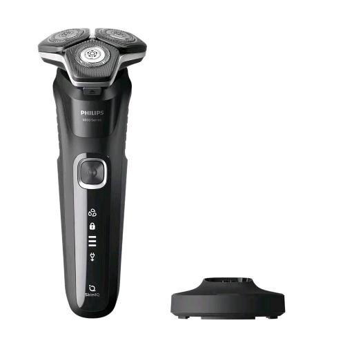 PHILIPS S5898/25 SERIE 5000 RASOIO ELETTRICO RICARICABILE TECNOLOGIA SKINIQ WET E DRY CON BASE DI RICARICA 