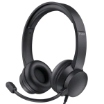 TRUST HS-150 CUFFIE OVER-EAR CON MICROFONO LEGGERE ARCHETTO REGOLABILE JACK 3.5mm NERO