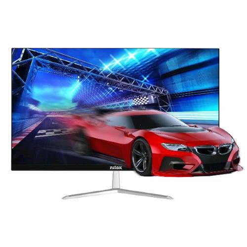 NILOX NXM24FHD1002 23.8" LED FULL HD IPS 16:9 300 CD/mq CONTRASTO 1.000 :1 4ms 100Hz 1 x VGA 1 x DISPLAYPOER NERO ARGENTO