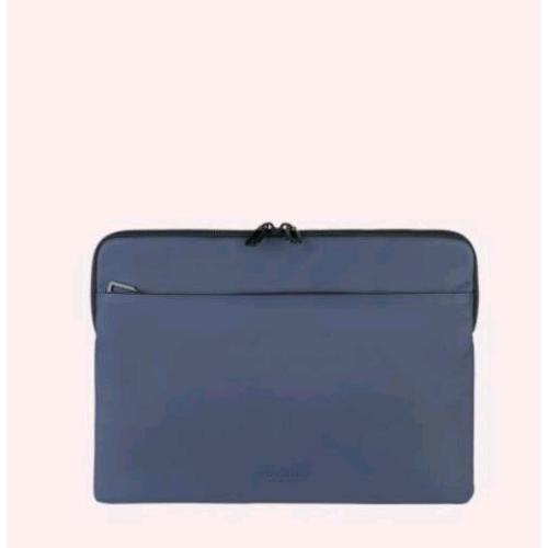 TUCANO GOMMO CUSTODIA PER NOTEBOOK DA 14" E MACBOOK AIR 15" IN MATERIALE GOMMATO TASCA ESTERNA BLU