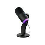 LOGITECH YETI GX DYNAMIC RGB GAMING MIC MICROFONO A CONDENSATORE RGB PER GAMING CON LIGHTSYNC USB NERO