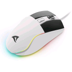 SHARKOON SKILLER SGM35 MOUSE OTTICO GAMING MANO DESTRA USB-A 6.400 DPI PULSANTI IN PBT NERO/BIANCO