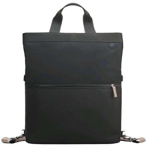 HP 14" CONVERTIBLE LAPTOP BACKPACK TOTE ZAINO PER NOTEBOOK FINO A 14" 18 LT CAMBIA FORMA ADATTABILE NERO