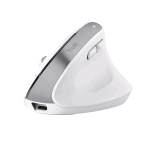 TRUST BAYO+ ERGONOMIC MOUSE OTTICO VERICALE MANO DESTRA WIRELESS RF + BLUETOOTH 2.400 DPI BIANCO