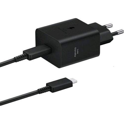 SAMSUNG EP-T4511XBEGEU CARICABATTERIE DA RETE USB-C 45 W FAST CHARGING CON CAVO NERO