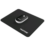 PANTONE PT-MP002B KIT MOUSE LASER WIRELESS CLICK SILENZIOSO + MOUSE PAD NERO