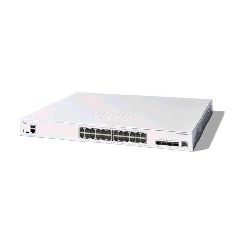 CISCO CATALYST C1300-24XT SWITCH GESTITO L3 24 x 10 Gigabit Ethernet + 4 x combo 10 Gigabit SFP+/RJ-45 BIANCO MONTABILE SU RACK