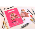 CANSON ALBUM DA DISEGNO 20 FOGLI 250 GR A4 BIANCO CONF 5 Pz.