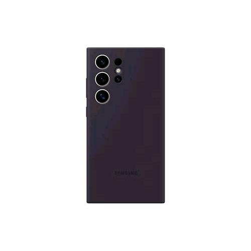 SAMSUNG GALAXY S24 ULTRA COVER ORIGINALE IN SILICONE DARK VIOLET