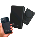 TECHMADE POWERBANK SLIM 10.000mAh WIRELESS MAGNETICO PD 22.5 W NERO
