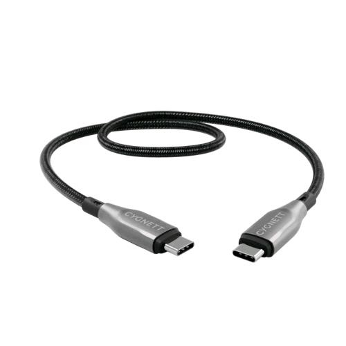 CYGNETT CAVO USB-C MASCHIO/MASCHIO 50 CM NERO