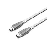 CYGNETT CAVO INTRECCIATO USB-C MASCHIO-MASCHIO 1 MT BIANCO