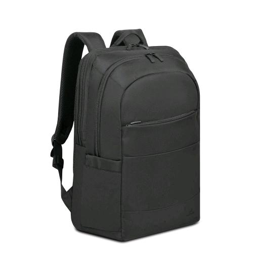RIVACASE 8267 ZAINO PER NOTEBOOK DA 17.3" IN POLIESTERE 2 SCOMPARTI TASCHE LATERALI E FRONTALI RESISTENTE ALL'ACQUA NERO