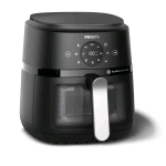 PHILIPS AIRFRYER NA221 FRIGGITRICE AD ARIA MULTICOOKER 4.2 LITRI 13 PROGRAMMI DI COTTURA 1.500 W FINESTRA CONTROLLO COTTURA NERO