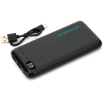 TECNOWARE OVERMUST POWERBANK 10.000MAH CON DISPLAY 2 PORTE USB E 1 PORTA USB-C NERO