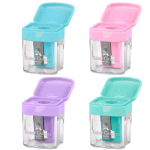 FABER CASTELL ESPOSITORE TEMPERAMATITE UN FORO CON SERBATOIO COLORI ASSORTITI CONF 24 Pz.