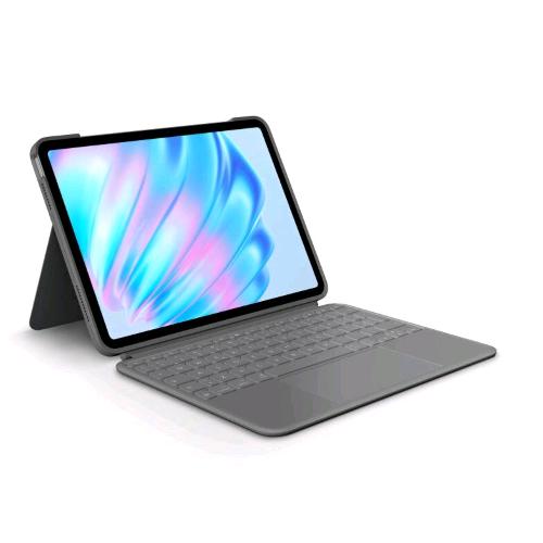 LOGITECH COMBO TOUCH APPLE iPAD AIR 11" (M2) CUSTODIA CON TASTIERA OXFORD GREY