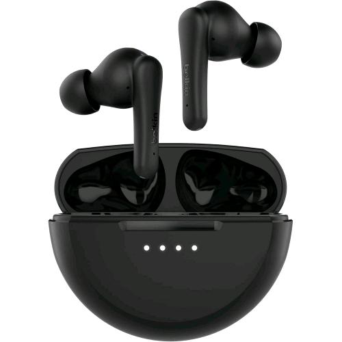 BELKIN SOUNDFORM RHYTHM AURICOLARI TRUE WIRELESS MUSICA E CHIAMATE IPX5 USB-C NERO