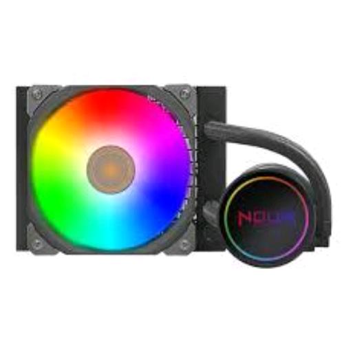 NOUA BORIS BR120 ARGB DISSIPATORE A LIQUIDO CPU TDP 180W 1 VENTOLA ARGB PWM RAFFREDDAMENTO AD ACQUA PER AM5/AM4/TR4 E LGA 1700/1200/115X