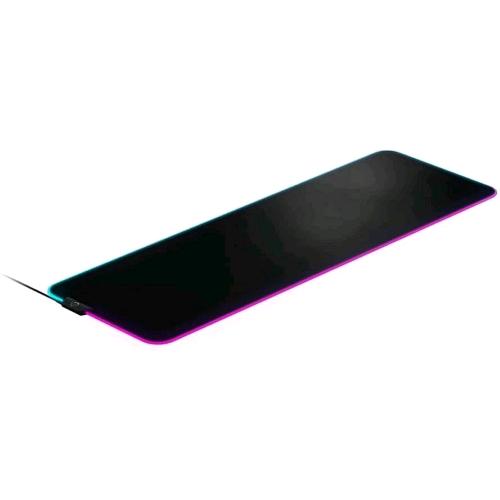 STEELSERIES QCK PRISM CLOTH XL TAPPETINO PER MOUSE GAMING RGB A 2 ZONE 900 x 300mm NERO
