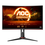 AOC G2 C27G2Z3/BK GAMING 27" LED FULL HD CURVO 16:9 300 CD/mq CONTRASTO 4000:1 0.5ms 280Hz HDR 2 x HDMI 1 x DISPLAYPORT REGOLABILE IN ALTEZZA NERO ROSSO 