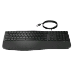 HP 480 COMFORT WIRED KEYBOARD TASTIERA USB-A TASTI PROGRAMMABILI INCLINAZIONE REGOLABILE CAVO 1.5 MT NERO