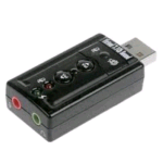 LINK ADATTATORE AUDIO USB 2.0 PER MICROFONO, CASSE O CUFFIE, CONSENTE DI CONNETTERE DISPOSITIVI AUDIO AD UN PC O MAC CON PORTA USB