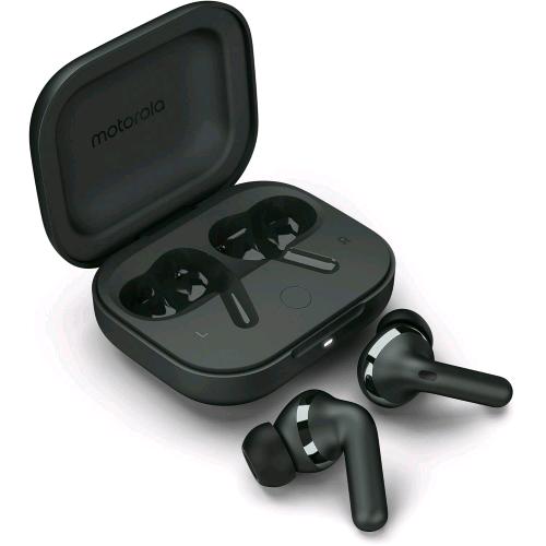 MOTOROLA MOTO BUDS+ SOUND BOSE AURICOLARI BLUETOOTH CON CANCELLAZIONE DINAMICA DEL RUMORE NERO