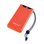 INTENSO F10000 POWER BANK 10.000mAh PD (20W) & QC (18W) USB-A USB-C DISPLAY CON PERCENTUALE DI CARICA ARANCIONE