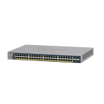 NETGEAR GS728TP-300EUS SWITCH DI RETE GESTITO L2/L3/L4 - 16 x 10/100/1000 (PoE) + 8 x 10/100/1000 (PoE+) + 4 x SFP - PoE+ 192 W MONTABILE SU RACK