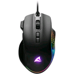 SHARKOON SHARK FORCE 3 MOUSE GAMING ERGONIMICO RGB SENSORE A825 12.800 DPI 8 PULSANTI NERO