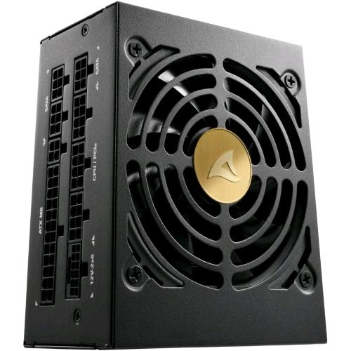 SHARKOON REBEL P20 SFX 850 ALIMENTATORE 850 W ATX 3.1 CYBERNETICS PLATINUM FULLY-MODULAR VENTOLA SILENZIOSA DA 92mm NERO