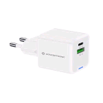 CONCEPTRONIC ALTHEA15W CARICABATTERIE DA RETE GaN PD 20 W 2 PORTE 1x USB-C, 1x USB-A, QC 3.0, PPS BIANCO