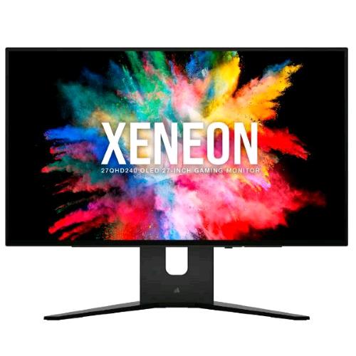 CORSAIR XENEON 27QHD240 27" OLED HDR FORMATO 16:9 CONTRASTO 1.500.000:1 2xHDMI 1xDISPLAY PORT 6xUSB BLACK
