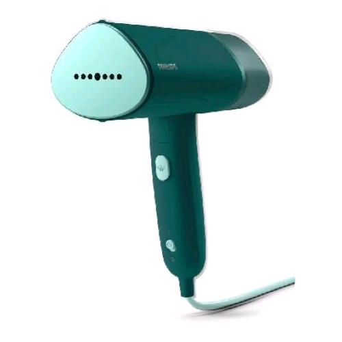 PHILIPS STH3020/70 FERRO DA STIRO VERTICALE A VAPORE 1000W PIASTRA IN  METALLO VERDE SCURO