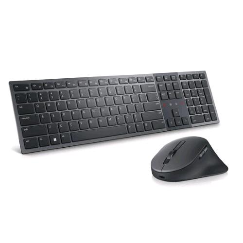 DELL KM900 KIT MOUSE BLUETOOTH 7 TASTI 8.000 DPI + TASTIERA QWERTY LUETOOTH LAYOUT US INTERNATIONAL GRAFITE