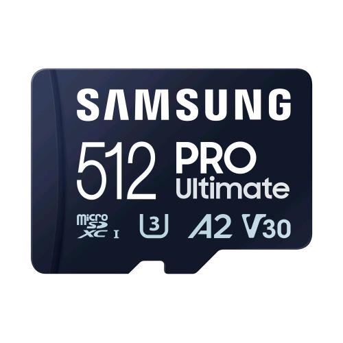 SAMSUNG PRO ULTIMATE MICROSD 512GB U3 V30 A2
