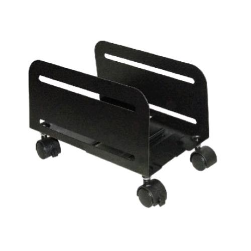 LINK CARRELLINO PORTA PC REGOLABILE DA 11.9 CM A 20.9 CM IN ACCIAIO CON ROTELLE NERO 